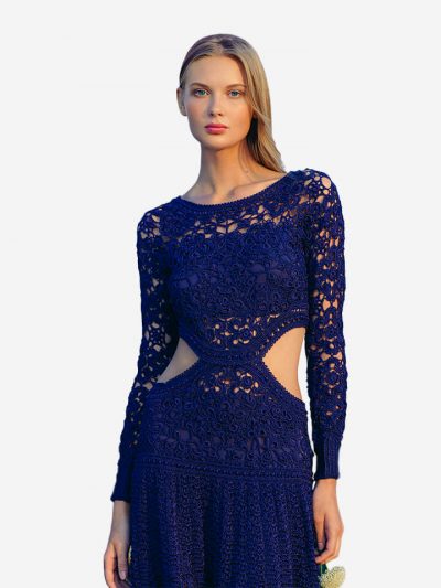 BLUE LONG DRESS